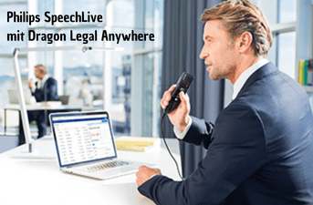 Dragon Legal Anywhere mit Philips Speechlive