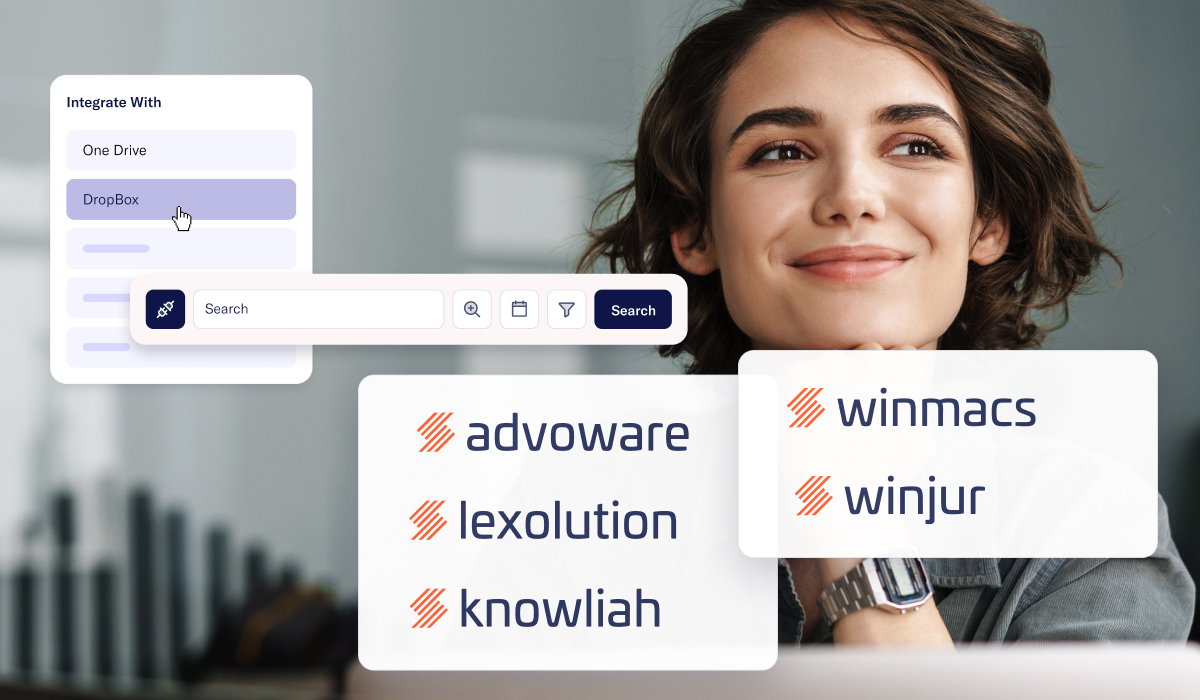 Comprehensive knowledge management for law firms